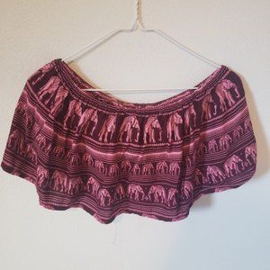 Off the Shoulder Crop Top